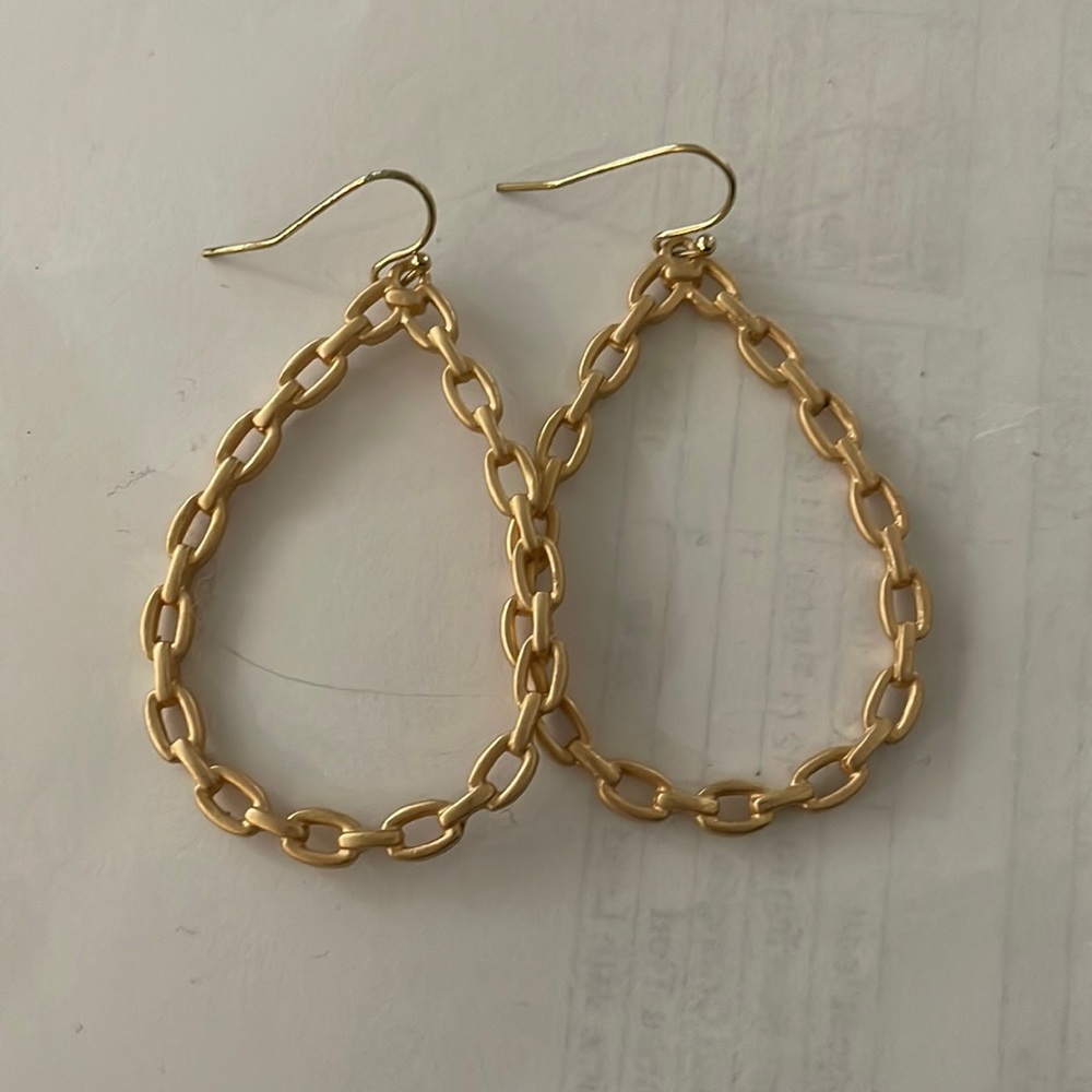 Gold earrings